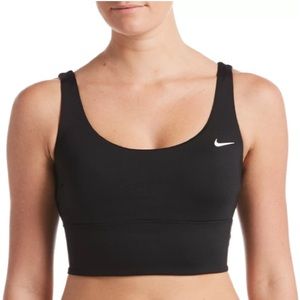 NEW Nike Swim Black Nessa Longline Top